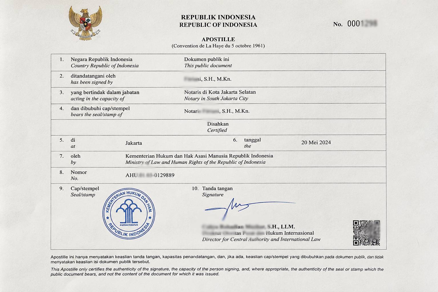 apostille